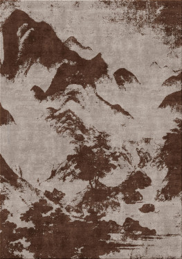 collectors edition 9973-hill2 - handmade rug,  tibetan (India), 100 knots quality